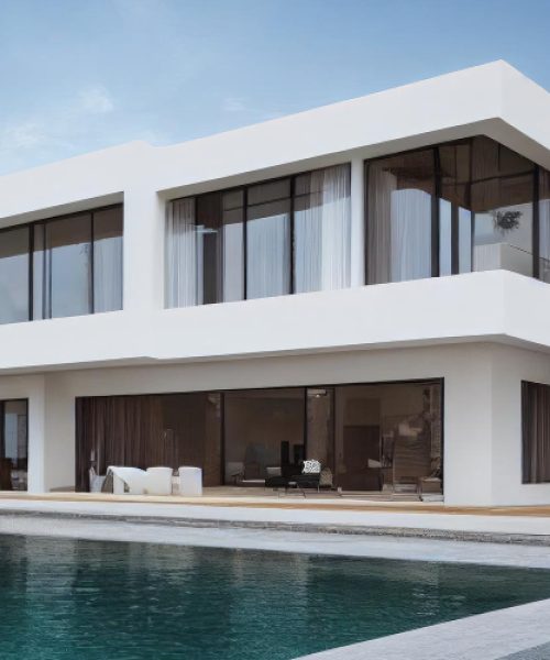 luxury-pool-villa-spectacular-contemporary-design-digital-art-real-estate-home-house-property-generative-ai-illustration
